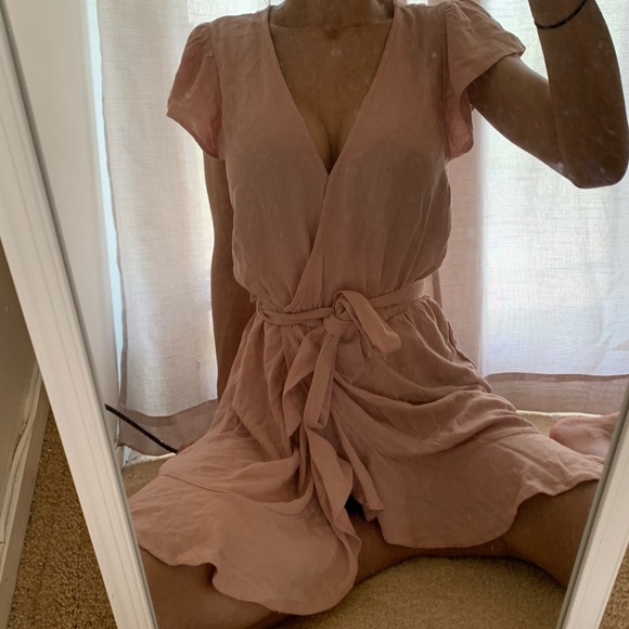 Pink Wrap Dress - Picture 2 of 2